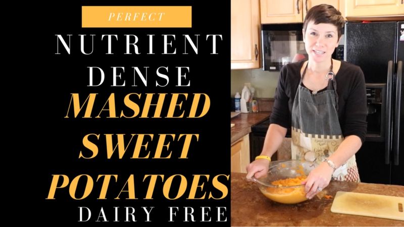 Mashed Sweet Potatoes